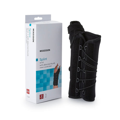 McKesson Wrist Brace with Thumb Spica - 155-81-87480-Single - LL Medico