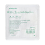 McKesson X-Ray Detectable Sponges, 16-Ply, Sterile, 4" x 8" - 16-42447-Tray - LL Medico