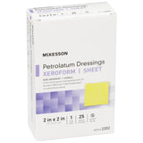McKesson Xeroform Petrolatum Gauze Dressing, 2 x 2 Inch, Sterile - 2202-Box - LL Medico