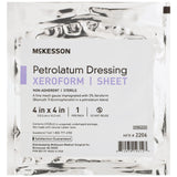McKesson Xeroform Petrolatum Gauze Dressing, 4 x 4 Inch, Sterile - 2206-Box - LL Medico
