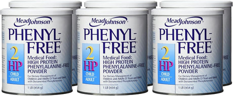 Mead Johnson Phenyl-Free 2HP Medical Food Powder, Vanilla, 1 lb - 891401-Single - LL Medico