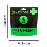 Med Packs First Aid Kit for Hikers – Outdoor Injury Supplies in Portable Pouch