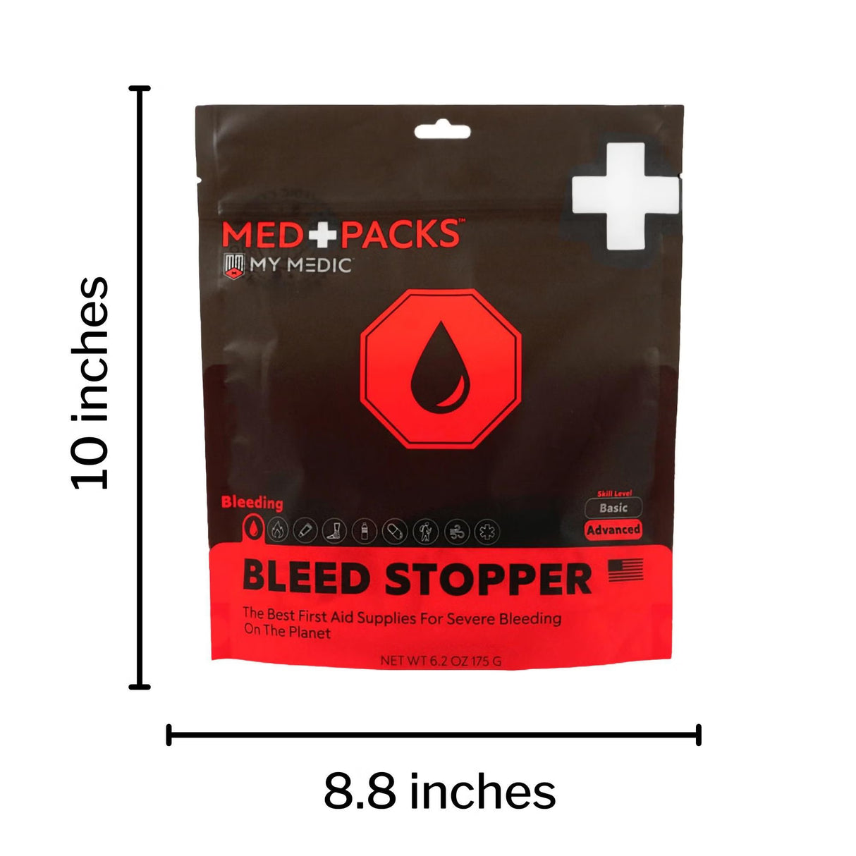 Med Packs First Aid Kit to Stop Bleeding – Emergency Supplies in Portable Pouch