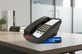 Med-Pat D800 Corded Desk Phone | Adjustable Volume & HAC - D800BK - LL Medico