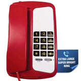 Med-Pat D800 Corded Desk Phone | Adjustable Volume & HAC - D800R - LL Medico