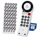 Med-Pat XL88Q Extra-Loud One-Piece Phone | Visual Ring & HAC