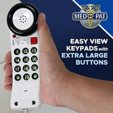 Med-Pat XL88Q Extra-Loud One-Piece Phone | Visual Ring & HAC