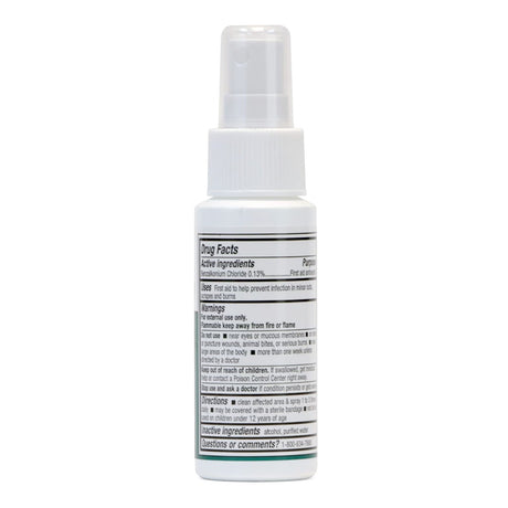 Medi-First Topical Antiseptic Liquid, Benzalkonium Chloride, 2 oz Spray Bottle - 24402-Single - LL Medico