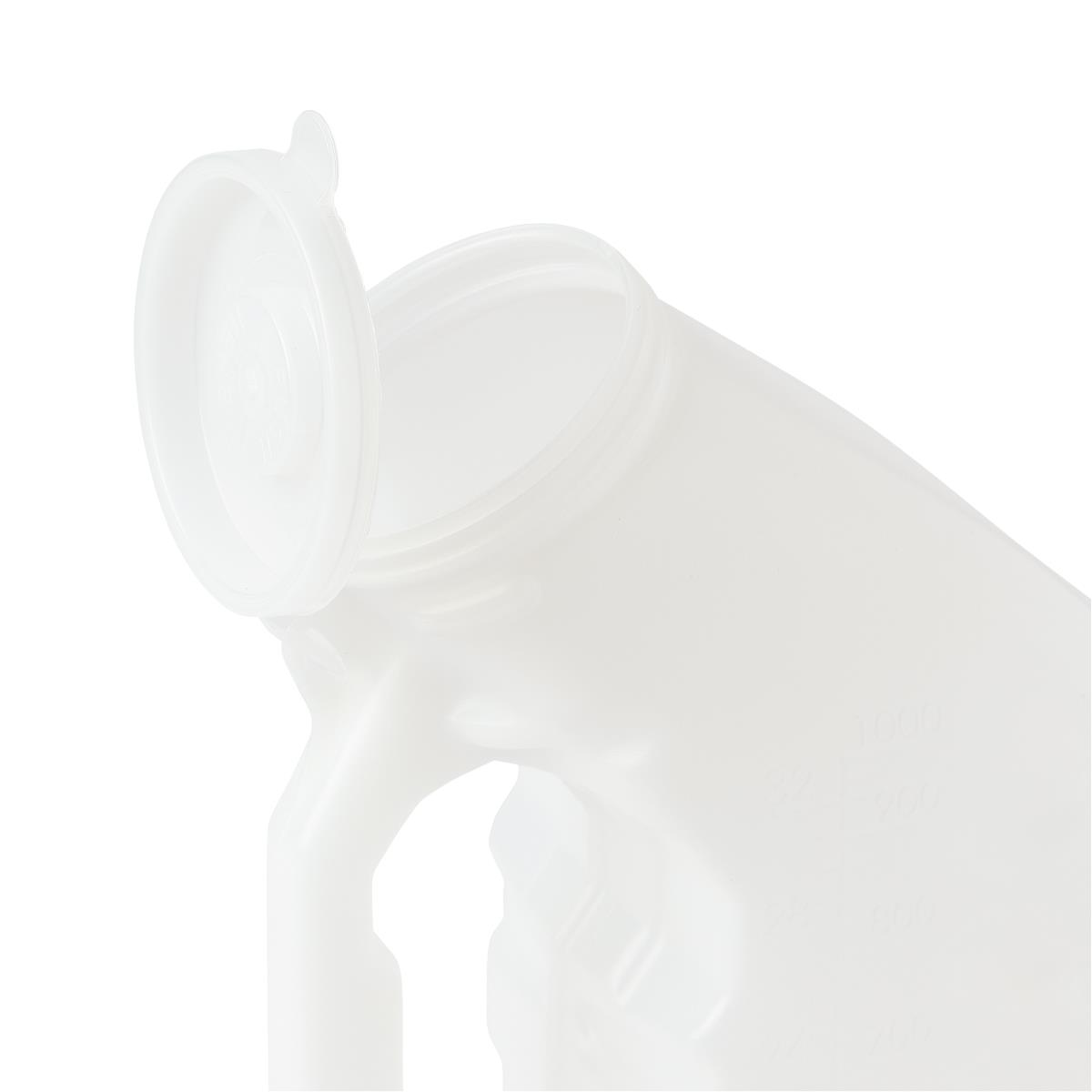 Medline Industries Male Urinal with Lid - 60DYND80235 - LL Medico