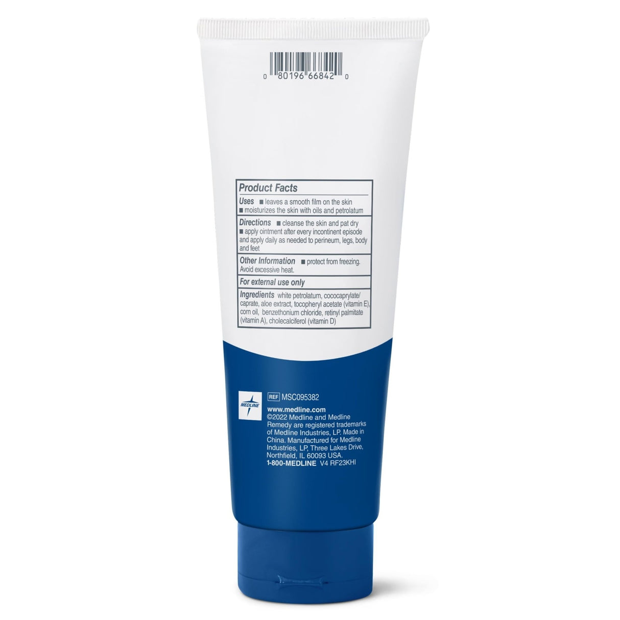 Medline Soothe & Cool Barrier Moisture Barrier Ointment, Unscented - MSC095384-Box - LL Medico