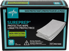 Medline SurePrep Skin Barrier Wipes - MSC1500-Box - LL Medico