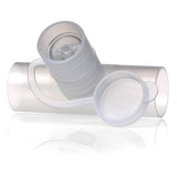 Medline Valved Tee Adapter for In-Line Nebulizer - HUD1744-Single - LL Medico