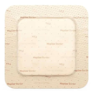 Mepilex Border Flex Foam Dressing, Bordered Silicone Adhesive, Square, Sterile - 595200-Single - LL Medico