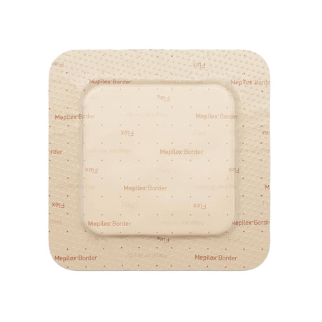 Mepilex Border Flex Foam Dressing, Bordered Silicone Adhesive, Square, Sterile - 595300-Single - LL Medico