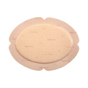 Mepilex Border Flex Silicone Adhesive Foam Dressing, Sterile, Oval, 5.1 x 6.3" - 583300-Single - LL Medico