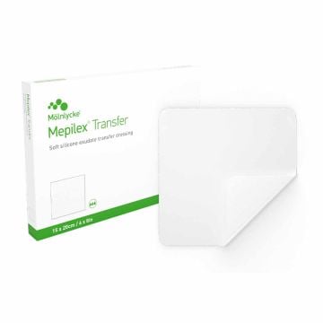 Mepilex Transfer Thin Foam Dressing, 6 x 8 Inch