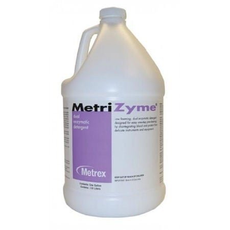 MetriZyme Dual Enzymatic Instrument Detergent, Liquid RTU, 1 gal Jug, Mint Scent - 10-4000-Single - LL Medico