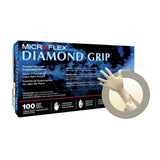 Microflex Diamond Grip Latex Exam Glove, Extra Large, White - MF-300-XL-Box - LL Medico