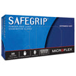 Microflex SafeGrip Latex Extended Cuff Length Exam Glove, Extra Large, Blue - SG-375-XL-Box - LL Medico