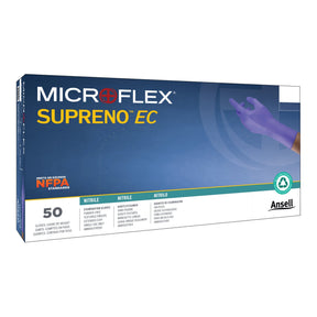 Microflex Supreno EC Nitrile Extended Cuff Length Exam Glove - SEC-375-M-Box - LL Medico