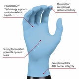 Microflex Xceed Nitrile Exam Gloves, Blue - XC-310-S-Box - LL Medico
