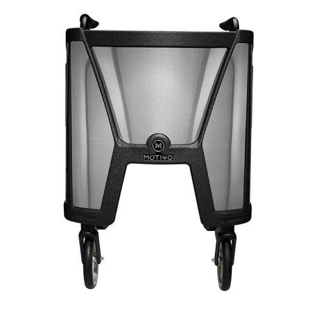 Motivo Tour Rolling Walker with Seat, Backrest, Storage - Upright Rollator, 300 lbs - 10003TRPS - LL Medico
