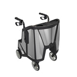 Motivo Tour Rolling Walker with Seat, Backrest, Storage - Upright Rollator, 300 lbs - 10003TRPS - LL Medico