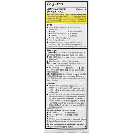 Mucinex Children’s Cold, Cough & Sore Throat Liquid, Mixed Berry, 4 oz - 63824027864 - LL Medico