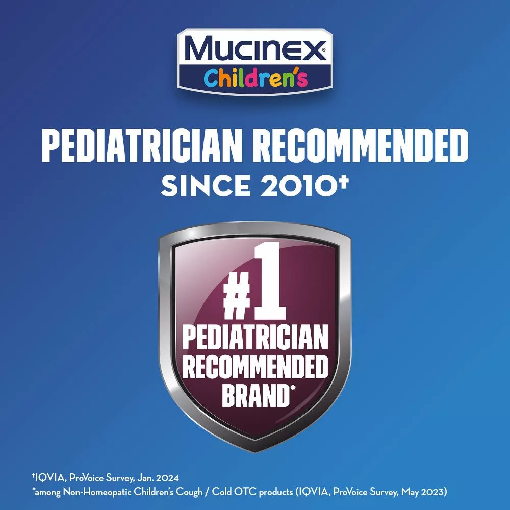 Mucinex Children's Expectorant Liquid Cherry, 4 oz - 63824094603 - LL Medico