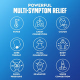 Mucinex Fast - Max Cold, Flu and Sore Throat Relief Liquid, Maximum Strength, 6 fl oz - 63824001566 - LL Medico