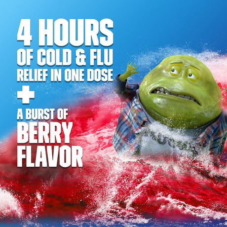 Mucinex Fast - Max Cold, Flu and Sore Throat Relief Liquid, Maximum Strength, 6 fl oz - 63824001566 - LL Medico