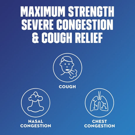 Mucinex Fast - Max Severe Congestion & Cough Liquid, Maximum Strength, 6 oz - 63824001466 - LL Medico
