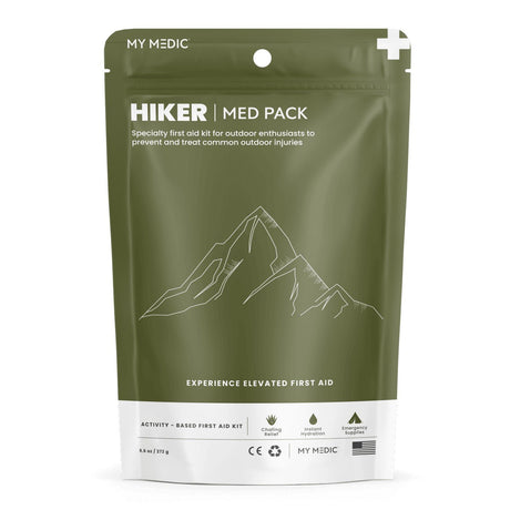 My Medic Hiker Med Pack First Aid Kit, Single Pouch - MM-MED-PACK-HKR-EA-V2-Single - LL Medico