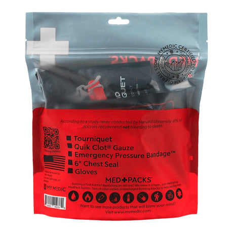 My Medic IFAK Med Pack Bleed Stopper First Aid Kit, Single - MM-KIT-S-MD-PK-BLD-GEN-RAT-Single - LL Medico