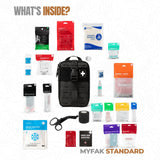 My Medic MyFAK Standard First Aid Kit, Black - MM-KIT-U-MED-BLK-STN-V2-Single - LL Medico