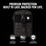 My Medic MyFAK Standard First Aid Kit, Black - MM-KIT-U-MED-BLK-STN-V2-Single - LL Medico