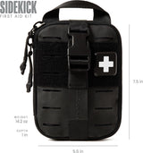 My Medic Sidekick First Aid Kit, Black - MM-KIT-U-SDE-KCK-BLK-Single - LL Medico