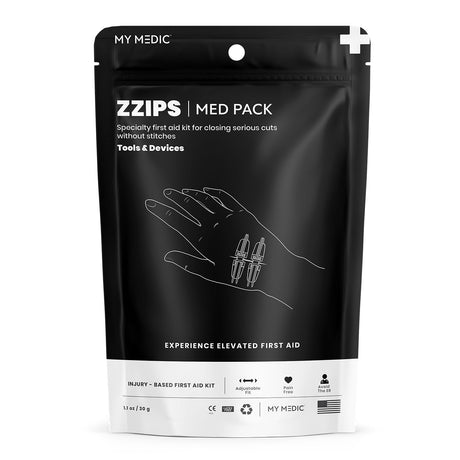 My Medic Zzips Cut Kit Med Pack First Aid Kit, 1.1 oz - MM-SPL-MD-PK-ZZIP-CUT-EA-Single - LL Medico