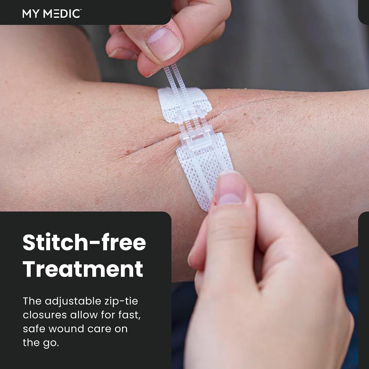 My Medic Zzips Cut Kit Med Pack First Aid Kit, 1.1 oz - MM-SPL-MD-PK-ZZIP-CUT-EA-Single - LL Medico