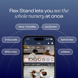 Nanit Pro Smart Baby Monitor with Flex Stand, 1080p HD - N322NW-Single - LL Medico