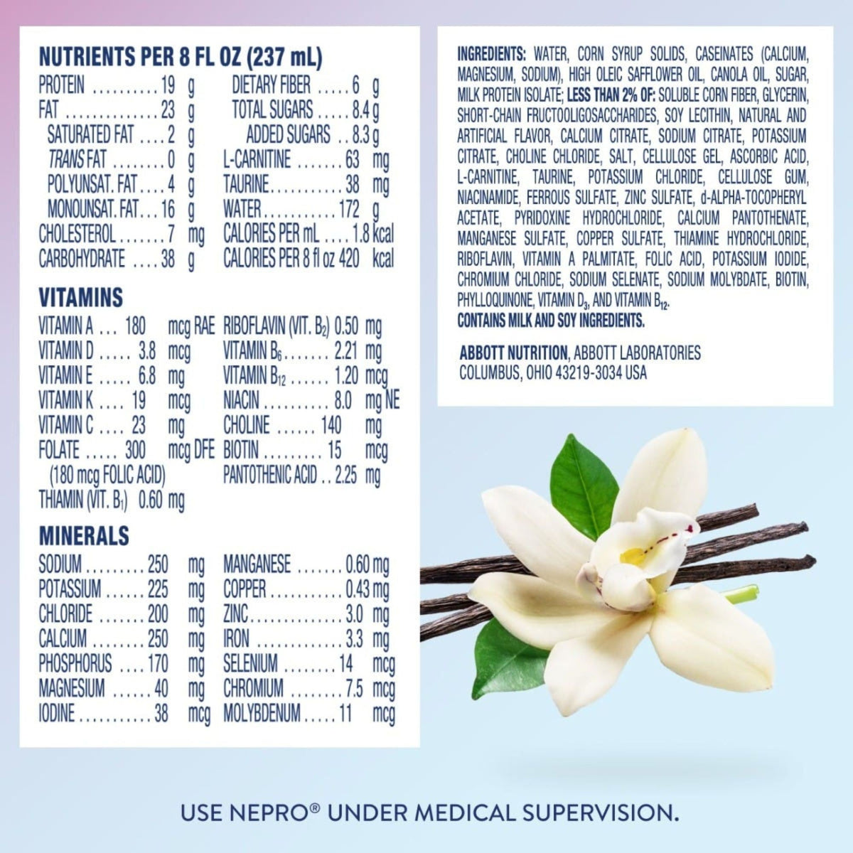 Nepro Nutrition Shake With Carb Steady, Vanilla, 8 oz - 64803-Single - LL Medico