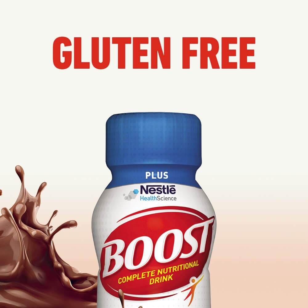 Nestle Boost Plus Nutritional Drink, Rich Chocolate, 8 oz Bottle, CS/24 - 00041679932360 - LL Medico