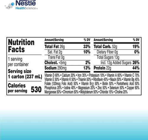 Nestle Boost Very High Calorie (VHC), Chocolate, 8 oz Carton, Case/24 - 00043900906584 - LL Medico