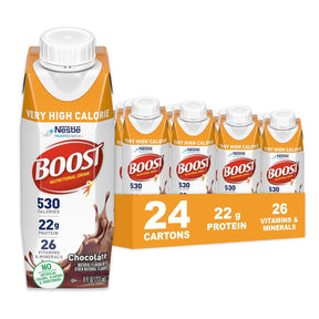 Nestle Boost Very High Calorie (VHC), Chocolate, 8 oz Carton, Case/24 - 00043900906584 - LL Medico