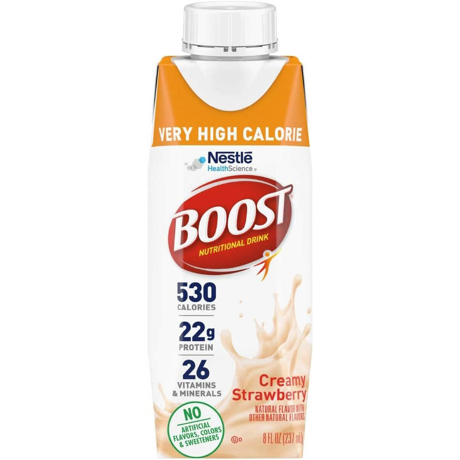 One Boost Carton Buy Nestle Boost Very High Calorie (VHC), Strawberry, 8 oz Carton, Case ...