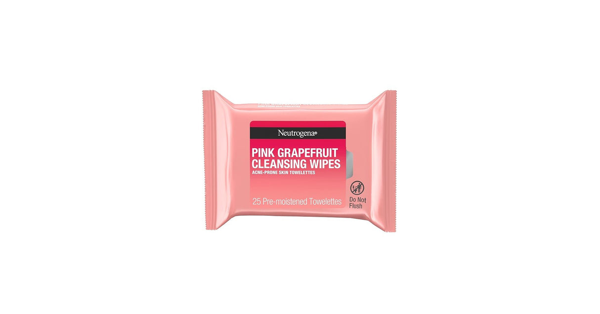Neutrogena Cleansing Wipes Pink Grapefruit - 07050106162-Pack - LL Medico
