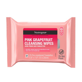 Neutrogena Cleansing Wipes Pink Grapefruit - 07050106162-Pack - LL Medico