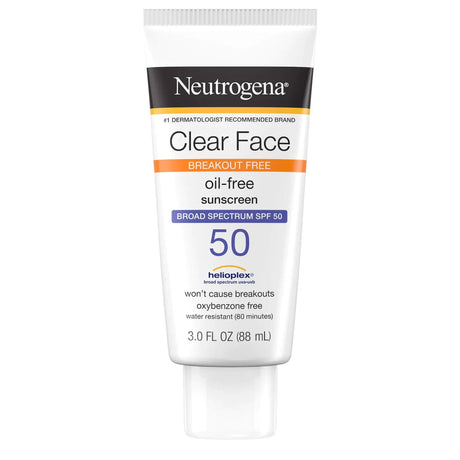 Neutrogena Clear Face Oil-Free Sunscreen, SPF 50 - 69968066203-Single - LL Medico