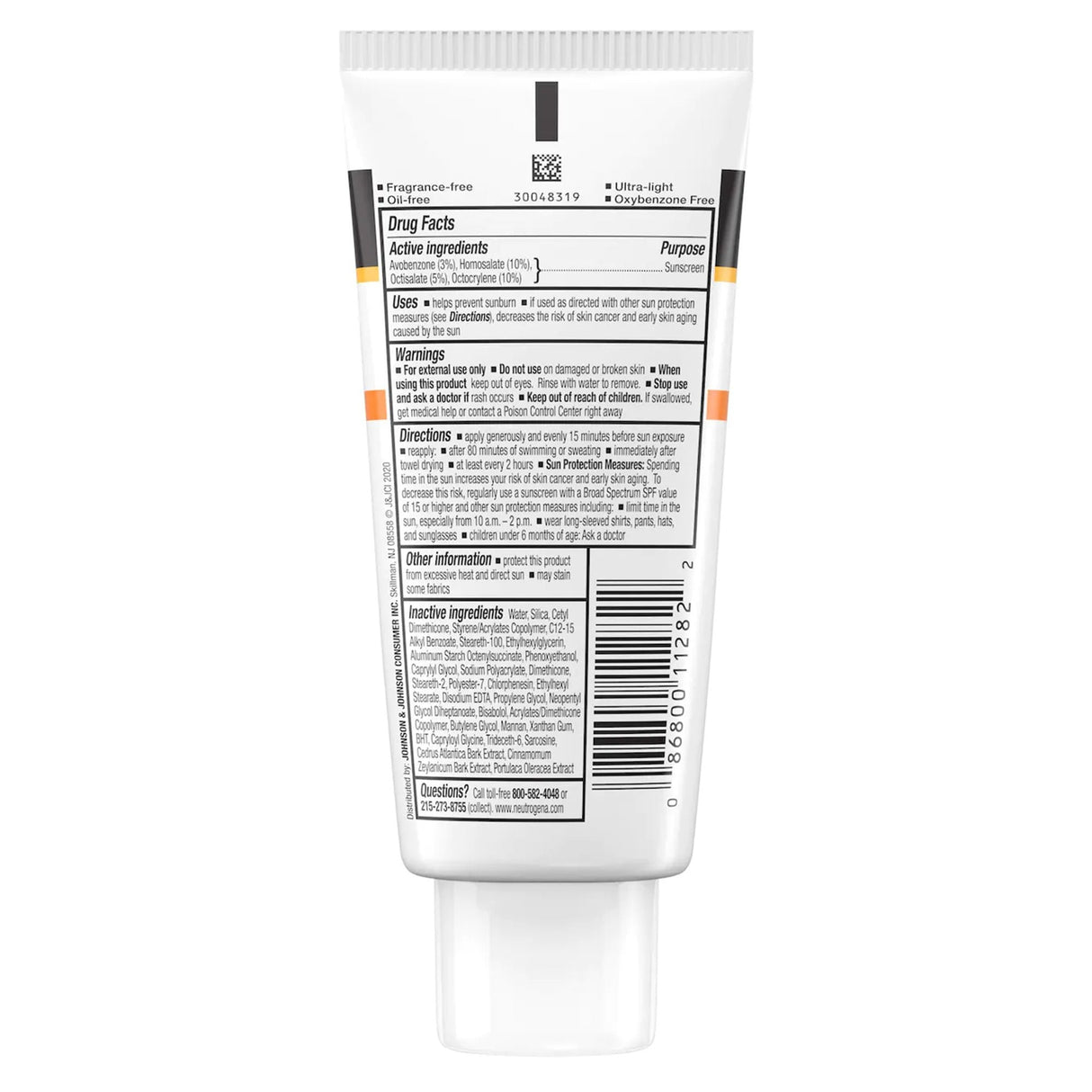 Neutrogena Clear Face Oil-Free Sunscreen, SPF 50 - 69968066203-Single - LL Medico