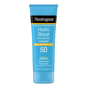 Neutrogena Hydro Boost Water Gel Lotion Sunscreen SPF 50, 3-ounce Tube - 69968031503-Single - LL Medico